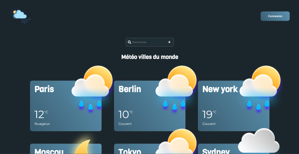 Site Météo API OpenWeather